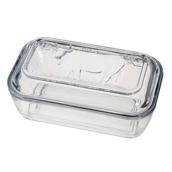 Glass Butter Dish Glass Butter Dish