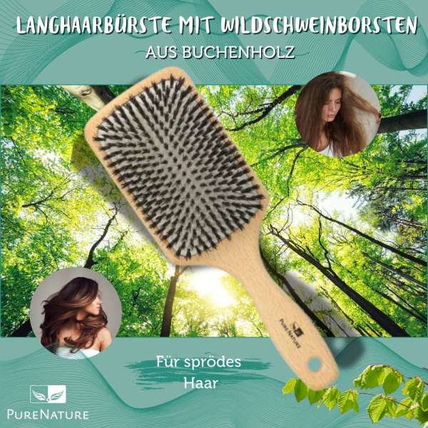 Hairbrush with Boar Bristles