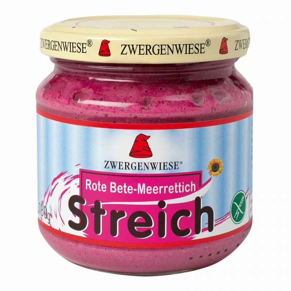 Zwergenwiese organic bread spread horseradish beetroot without gluten Zwergenwiese organic bread spread horseradish beetroot without gluten