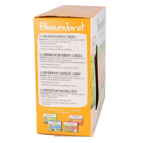 Blumenbrot Zwiebel - Thin crispy onion bread without yeast