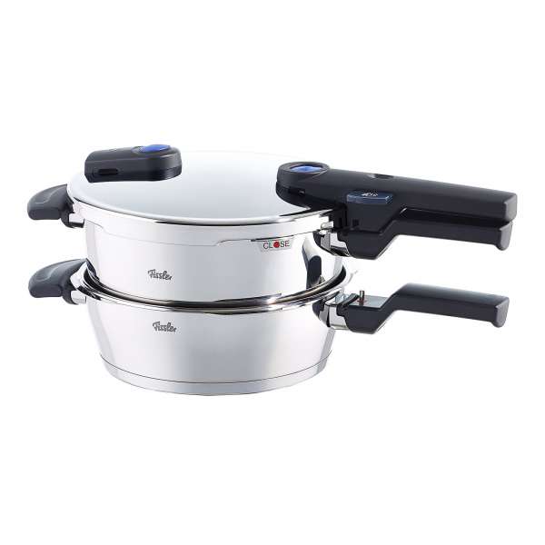Fissler pressure cooker Vitaquick Set: pot & 2,5l pressure frying pan Fissler pressure cooker Vitaquick Set: pot & 2,5l pressure frying pan