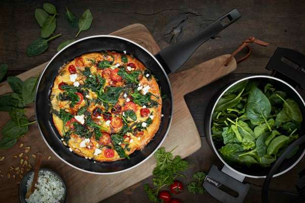 Berndes frying pan b. green Alu recycled, black