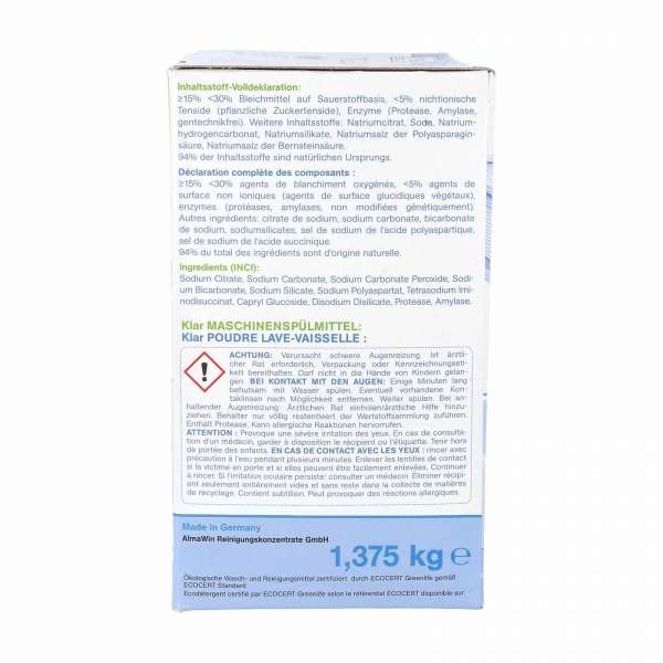 Dishwasher Detergent Fragrance Free