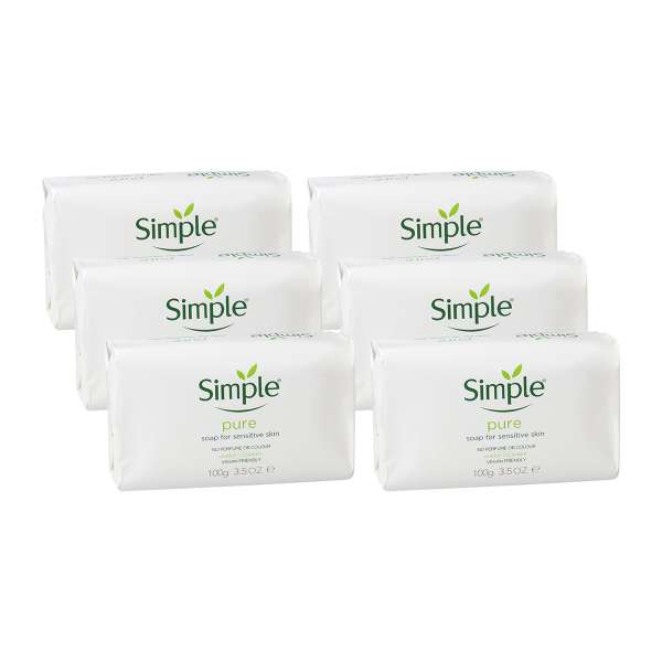 Simple Pure Soap ( 6 x 125 gr bar) Simple Pure Soap ( 6 x 125 gr bar)