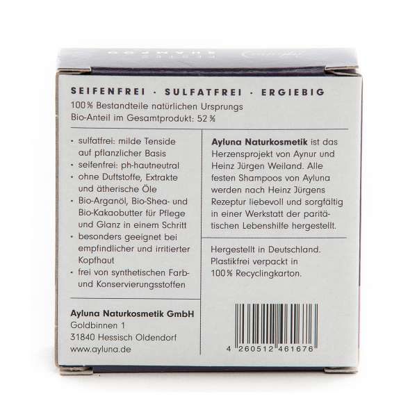 Ayluna solid shampoo sensitive