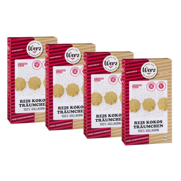 Rice Coconut Biscuits (4 x 125 grams) Rice Coconut Biscuits (4 x 125 grams)