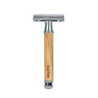 Preview: EcoYou shaver olive wood wooden handle - for plastic free bathroom Preview: EcoYou shaver olive wood wooden handle - for plastic free bathroom