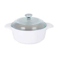 White Corningware Casserole Dish with Lid & capacity of 0.8L White Corningware Casserole Dish with Lid & capacity of 0.8L