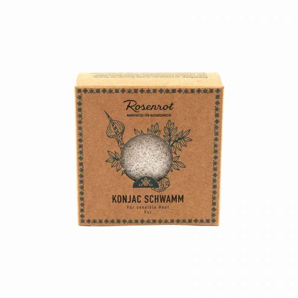 Rosenrot konjac sponge pure
