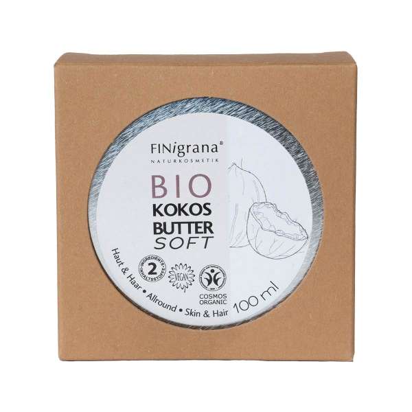 FINigrana coconut butter for skin and hair with Bio Shea Butter