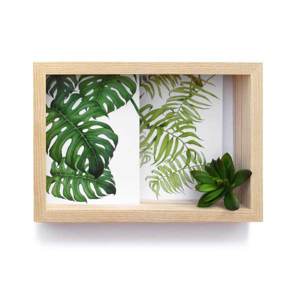 Side by Side picture frame for postcards & to complete with decoration