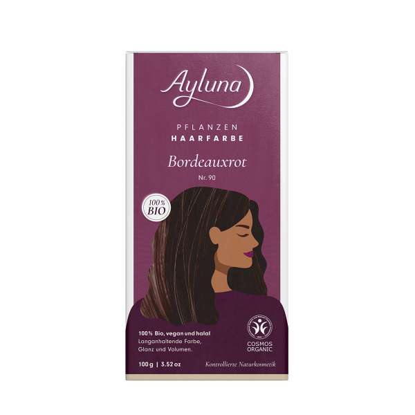 Ayluna hair color bordeaux red - free of animal experiments & vegan Ayluna hair color bordeaux red - free of animal experiments & vegan
