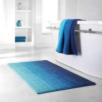 Preview: Design bathroom carpet pleasantly soft - Attractive colour gradient optics Preview: Design bathroom carpet pleasantly soft - Attractive colour gradient optics