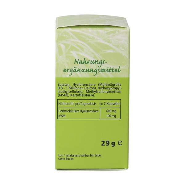 BioPräp Hyaluronic Acid Capsules 300mg - with MSM - buy