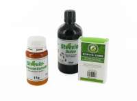 Stevia Set: Powder 15 g, 250 Tabs, Dulce 100 ml Stevia Set: Powder 15 g, 250 Tabs, Dulce 100 ml