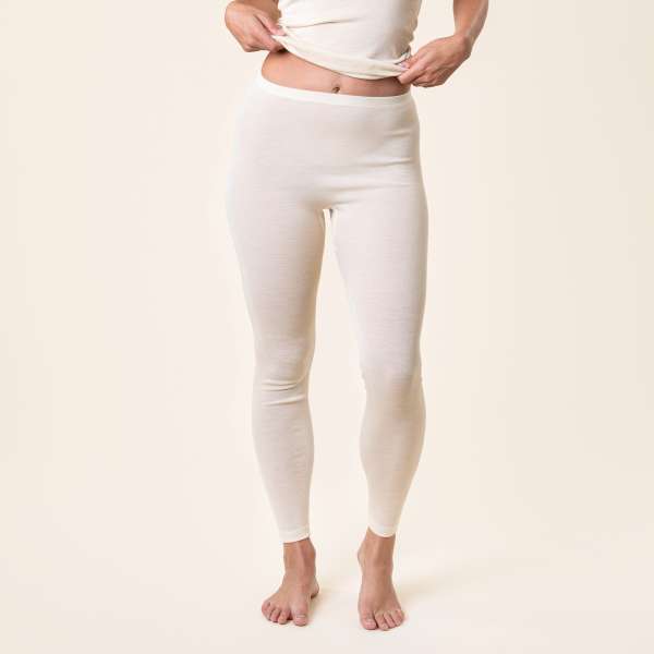 Living Crafts Fenja Women’s Organic Merino Wool and Silk Long Johns