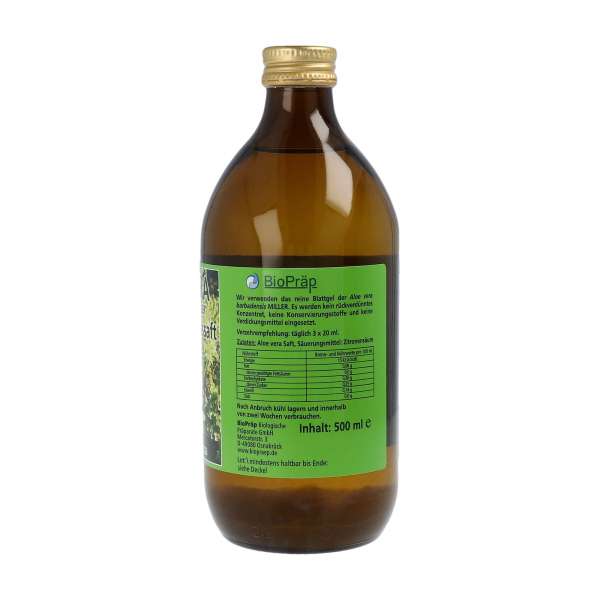 Aloe Vera Juice (certified organic)