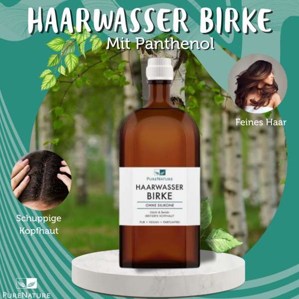 PureNature Hair Tonic Birch with Panthenol without Fragrances