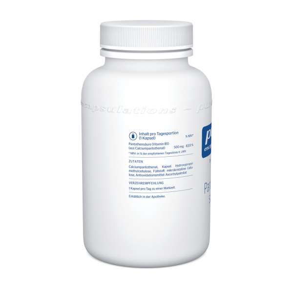 Pure Encapsulations Vitamin B5 Capsules - Pantothenic Acid 500mg