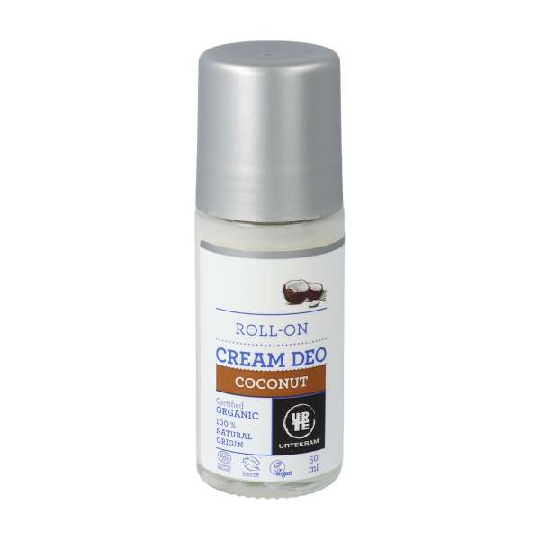 Urtekram coconut deodorant: Vegan deodorant cream without aluminium, 50ml Urtekram coconut deodorant: Vegan deodorant cream without aluminium, 50ml