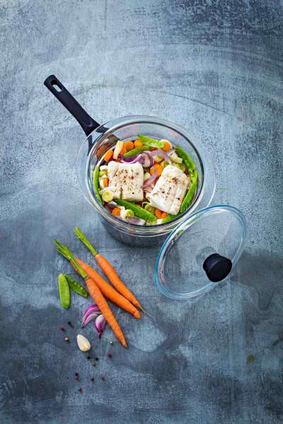 Pyrex steaming/steaming glass insert