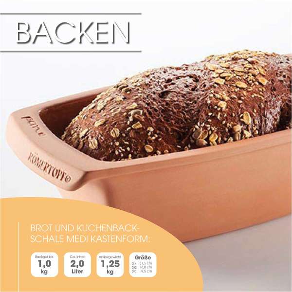 Römertopf ® Clay Bread Form (loaf)