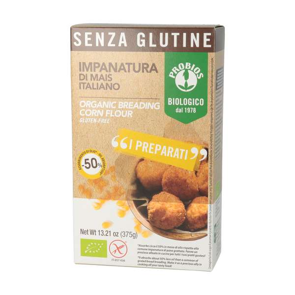 Breadcrumbs made from Corn, gluten-free Breadcrumbs made from Corn, gluten-free