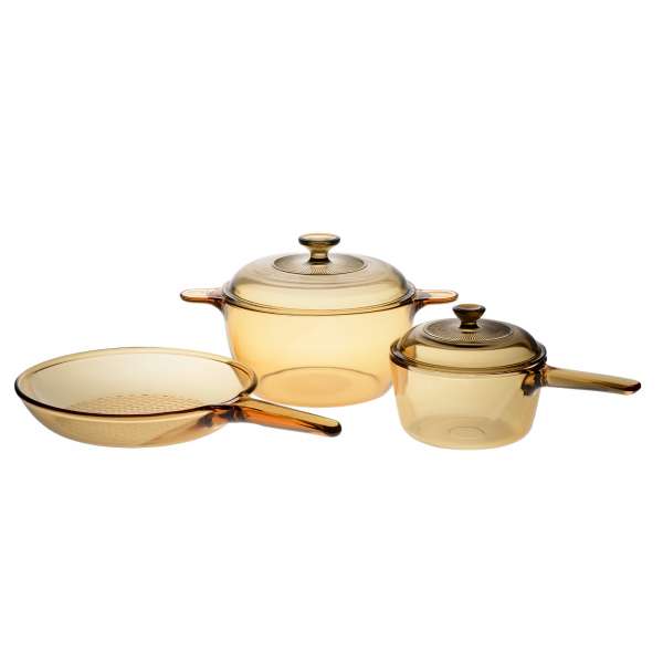 GlassCeramic Pot Set (5 pieces) PureNature
