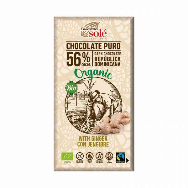 Organic Ginger Chocolate - sweetness and spiciness in delicious harmony Organic Ginger Chocolate - sweetness and spiciness in delicious harmony