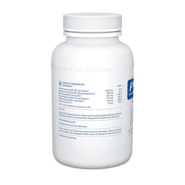 Pure Encapsulation Calcium Magnesium Vitamin D Complex - fructose-free
