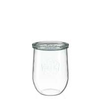WECK 950 ml Tulip Jars with Glass Lids – Set of 6