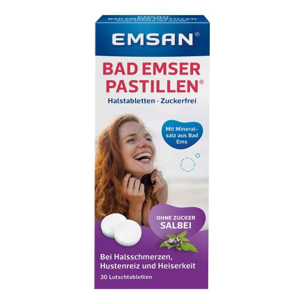 Emsan - Bad Emser sage pastilles without sugar Emsan - Bad Emser sage pastilles without sugar
