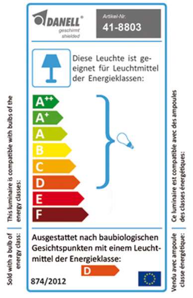 Table Lamp, shielded