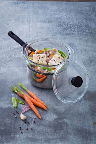 Pyrex steaming/steaming glass insert