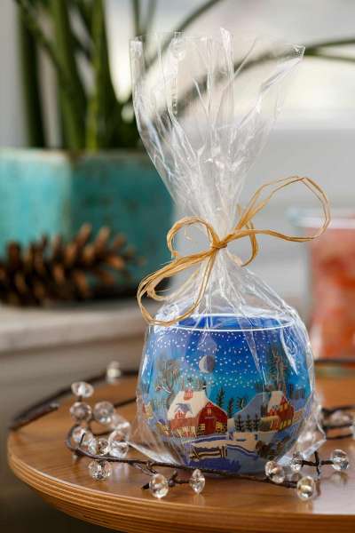 Cellophane biodegradable cellophane bottom bag, 100 pieces