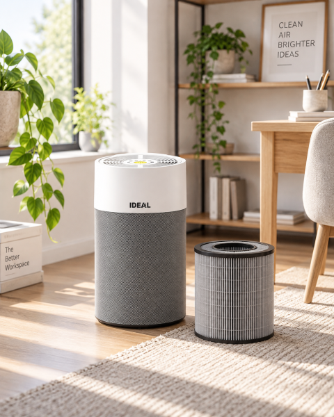 IDEAL AP40 PRO Air Purifier Set with Replacement Filter