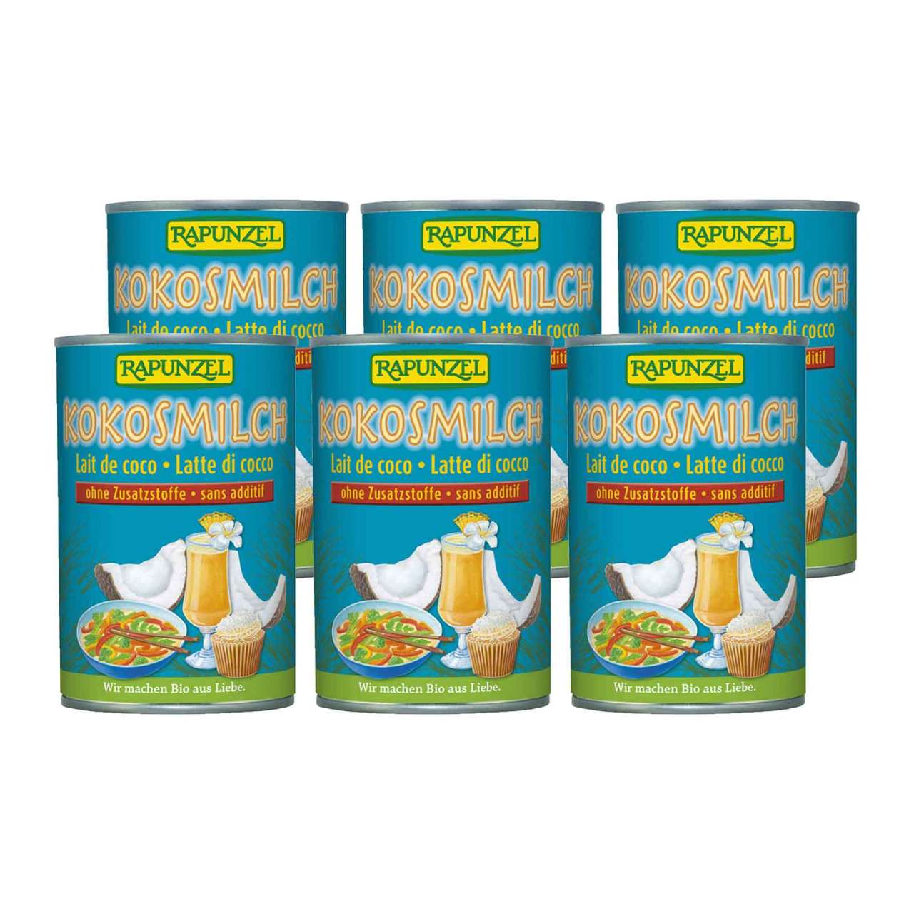 rapunzel Organic Coconut Milk (6-Pack)