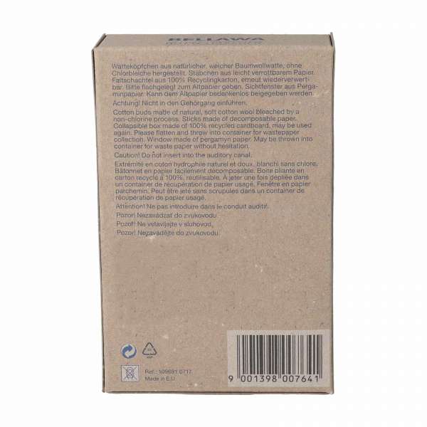 Natural Cotton Buds, 200 pieces