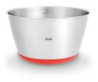 Stainless steel bowl large, 4,8 L with silicone base - Fissler Q! Stainless steel bowl large, 4,8 L with silicone base - Fissler Q!