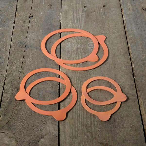 Weck rubber rings for preserving jars made of natural rubber