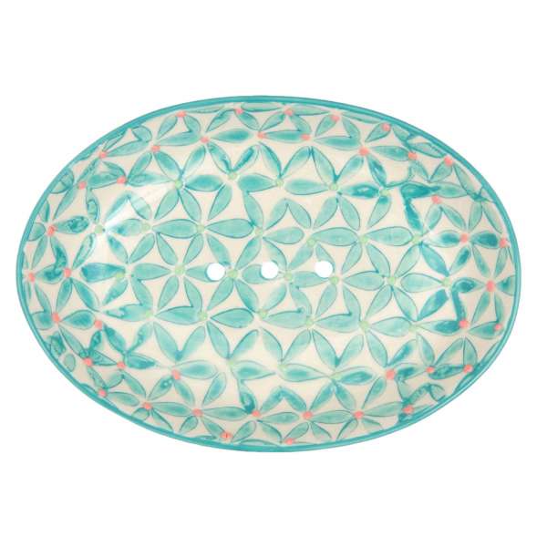 Tranquillo ceramic soap dish in attractive retro design Tranquillo ceramic soap dish in attractive retro design