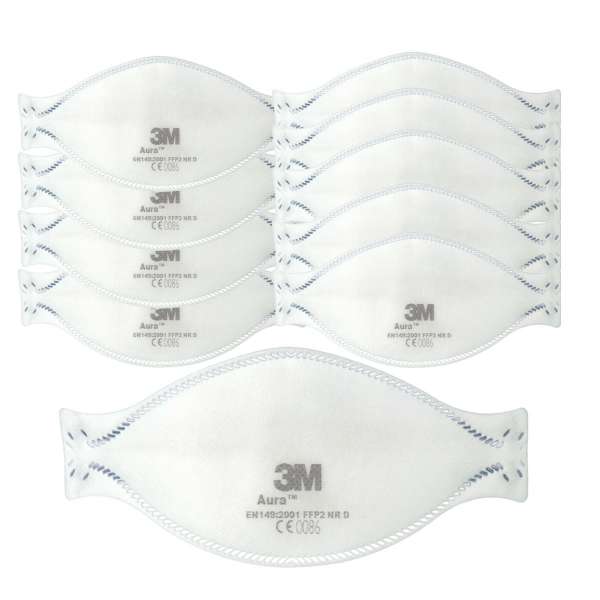3M Respirator FFP2,10 pieces 3M Respirator FFP2,10 pieces
