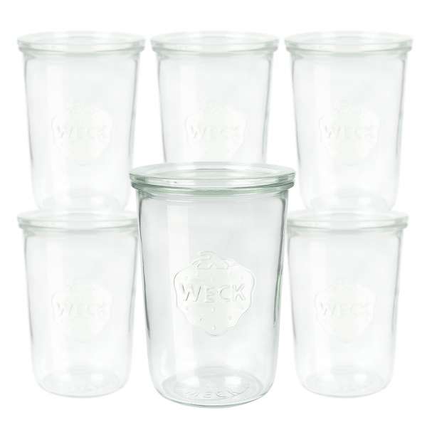 WECK tumblers with lid 3/4 litre in a 6 piece economy pack WECK tumblers with lid 3/4 litre in a 6 piece economy pack