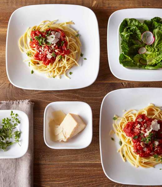 Corelle glass tableware set white - elegant & durable design, 18 pieces