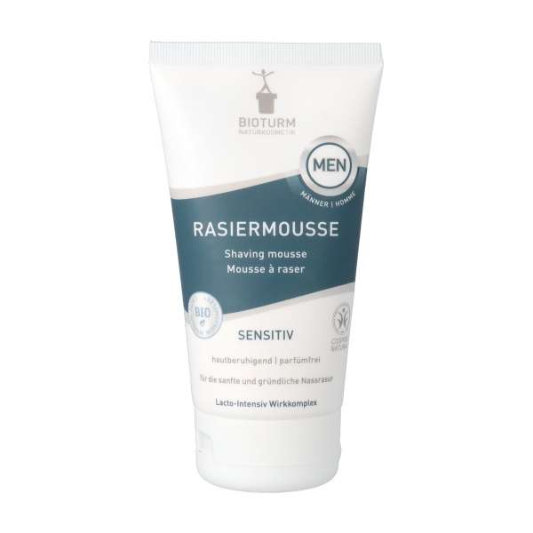 Bioturm shaving mousse sensitive: Organic shaving foam without fragrances Bioturm shaving mousse sensitive: Organic shaving foam without fragrances