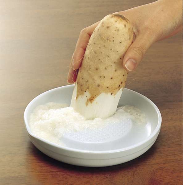 Ginger grater ceramic: extra sharp non-slip ceramic grater
