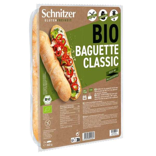 Gluten-free baguette for baking crispy fresh in 10 minutes Gluten-free baguette for baking crispy fresh in 10 minutes