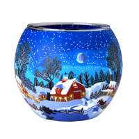 Tealight Luminous Glass Winter Night Tealight Luminous Glass Winter Night