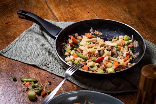 Berndes frying pan b. green Alu recycled, black