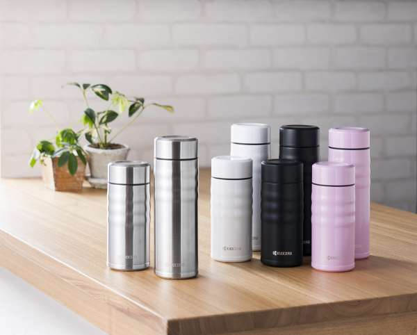 Kyocera thermo cup with lid and ceramic coating